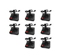 8X Controlador de Joystick para Juegos para 2600 Game Rocker con Palanca de 4 Vías Y Botón de Acción Simple Gamepad Retro