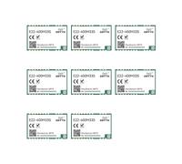 8X EBYTE Módulo Transceptor RF Inalámbrico Lora SX1268 de 433 MHz E22-400M33S, Bajo Consumo, 33 DBm, Larga Distancia, 16 , SMD/Agujeros de Sello