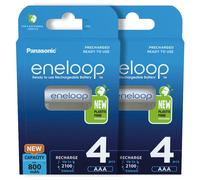 8X eneloop Pilas AAA 800mAh Recargable NI-MH HR03 Teléfono 4 Paquete BK-4MCCE