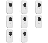8X Enrutador Módem LTE 4G 5G, Punto de Acceso de 300 Mbps para Hasta 10 Dispositivos, Ranura para Tarjeta SIM, Batería de 2100 MAh, para Viajes,