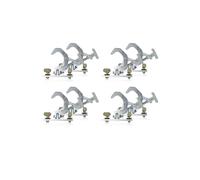 8x Ganchos de SujecióN Plegables de Aluminio Luz de Escenario Gancho Colgante Plegable Carga de 150 Kg Tubo de Armadura de 42-61 mm 230 W 7R/200 W 5R