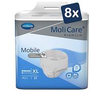 8x Hartmann MoliCare® Premium Elastic, 6 Tropfen - Größe XL - B08VW62H6S | Packung (14 Stück)