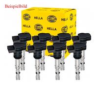 8x HELLA Bobinas Encendido para Audi A6 Avant 4B C5 S6 Quattro 4.2 A8 4D2 4D8 S8