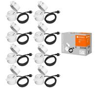 8x Ledvance Smart + Tapón Enchufe Exterior IP44 Energía, App Google Alexa Wifi