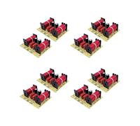 8X Módulo de Filtro Cruzado HiFi de 150 W, Divisor de Frecuencia de Altavoz de 3 Vías para Altavoz Doméstico DIY, Agudos, Graves Medios