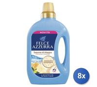 8x Paquete Felce Azzurra Lavadora 32 Lavados Jabón De Alepo