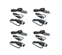 8x para FLYSKY FS-SM100 SM100 RC USB Flight Simulator FMS Juego de Cables para FS-I6 I10 I6X FS-T6 FS-CT6B TH9X RC