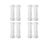 8x Roman Column Concrete Mold for Balcony Garden Pool Fence Plaster Railing