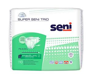 8x Super Seni Trio Inkontinenzhosen, Größe S-XL - 10 Stück - M - 5900516173968 | Packung (10 Stück)
