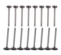 8x válvula de admisión + 8x válvula de escape compatibles con S-E-A-T SKODA V-W, 1.4 16V 1.6 FSI 1.2i 12V 1.4 FSI 16V 1.2 HTP 12V 1.2 9N 12V