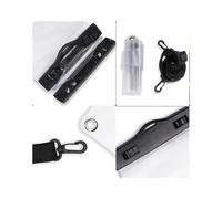 8X Walkie-Talkie de Mano Multiusos Universal, Radio Bidireccional Transparente, Bolsa Impermeable, Cubierta Protectora una Prueba de Polvo