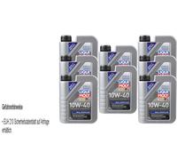 8x1 Litro Original Liqui Moly 1091 MoS2 Baja Fricción aceite motor 10W-40