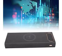 8x21700 - Caja de carga rápida de 22 5 W, caja de bricolaje de 15 W, cargador inteligente inalámbrico, pantalla LCD, salida USB dual portátil