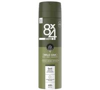 8x4 - Desodorante en spray para hombre n.º 8 (roble silvestre), 6 unidades, 150 ml