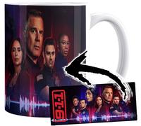 9-1-1 911 Angela Bassett Jennifer Love Hewitt Peter Stark Ryan Guzman Taza Ceramica Mug