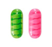 9&1 Pack 2 Clips Organizadores de Cables con 5 Ranuras y Autoadhesivo Nine&One