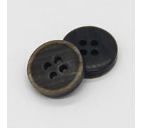 9/10/11/13mm redondo blanco Beige resina camisa botones para ropa mujer blusa Top Cuff pequeños accesorios de costura hechos a mano-negro marrón, 13mm 30 Uds