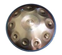9/10 Note Handpan Drum 22 Pulgadas en D Minor Hand Drum Steel Drum Percusión con Handpan Stand y Soft Handpan Bag