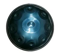 9/10 Note Handpan Drum 22 Pulgadas en D Minor Hand Drum Steel Drum Percusión con Handpan Stand y Soft Handpan Bag