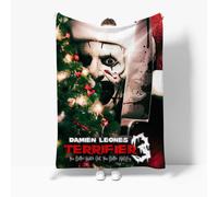 (#9,100x150cm(39x59in))Terrifier 3 Killer Art The Clown 3D Fleece Blanket Winter Warm Xmas Large Throws