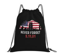 9 11 Nunca Lo Olvides Unisex Mochila De Cuerdas Gran Capacidad Mochila Con Cordón Casual Mochilas Deportiva Para Baloncesto Senderismo Playa