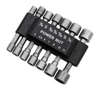 9/14 piezas de llave hexagonal interior de mango hexagonal, varilla de extensión, destornillador neumático, inserto de destornillador