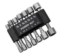 9/14 Piezas Hexagonal Tuerca Del Controlador Tuerca Del Controlador Broca Broca Llave Tornillo Destornillador Ajustador Junta Zócalo Juego