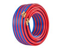 9.5m,Yiustldd Manguera De Oxígeno Y Acetileno, Manguera Para Soplete De Soldadura Doble Con Conexión De Cobre, 8 Mm De Espesor, Oxiacetileno, Oxígeno, Corte Industrial, A Prueba De Explosiones