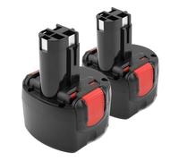 9,6V 4000mAh BAT048 NI-MH Batería para Bosch PSR 960, PSR960, 2607335273, 2 607 335 461, 2607335461 2607335037 2607335272, 2 607 335 260, 2 607 335 61 GSR 9.6VE-2 PSR 9.6VE-2 PRS 9.6 VE-2 (2 Piezas)