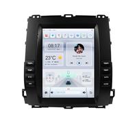 9.7 Android 14 Radio Estéreo para Coche con Navegación GPS Controles en el Volante/SWC AHD Cámara de marcha atrás Bluetooth Carplay Radio FM WIFI Control por Toyota Land Cruiser Prado 120 2002-2009(C(