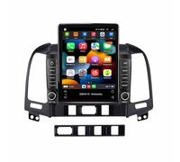 9.7 Pulgadas Doble DIN Android 15 Radio de Coche para Hyundai Santa Fe 2 2006-2012 con CarPlay Cámara de Respaldo Controles del Volante Bluetooth GPS Enlace al Espejo(C4 8+128G)