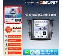 9,7 Tesla estilo Carplay Android Radio de coche para Toyota RAV4 Rav 4 2013-2018 reproductor Multimedia navegación GPS auricular estéreo Audio P1L(4Core 1G 16G)