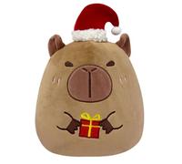 9.8" Christmas Capybara Dolls Plush Toy,25cm Cute Xmas Plush Pillow Toys Stuffed Capybara Doll Toy,Christmas Plushies Soft Toys,Christmas Collection Cuddly Toy for Kids Girls Boys Xmas New Year Gift