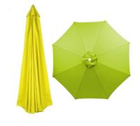 9.8ft Patio Umbrella Replacement Canopy - Lightweight Polyester Top Cover for 6/8 Ribs Outdoor Parasol Ideal for Backyard Beach & Pool Use