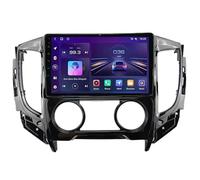 9" Android 15 Autoradio Car Stereo Radio De Coche Pantalla Tactil Coche GPS Navegación para Mitsubishi L200 2015-2019 Conecta Y Reproduce Cámara De Respaldo Estéreo De Coche Audio FM/Am,M106