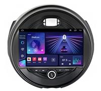9“Android 15 Car Navegación GPS para BMW Mini One F56 2014-2016, con Cámara de Marcha atrás De Respaldo De Controles del Volante FM/Am/RDS WiFi Bluetooth SWC,8 Core 4G+WiFi 12G+256G