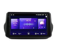 9“Android 15 Car Navegación GPS para Fiat Fiorino Qubo 2008-2017, con Cámara de Marcha atrás De Respaldo De Controles del Volante FM/Am/RDS WiFi Bluetooth SWC,8 Core 4G+WiFi 6G+128G