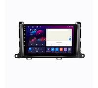 9" Android 15 Pantalla Táctil Radio 2 DIN Coche Pantalla para Toyota Sienna 3 XL30 2010-2014 con Enlace Espejo/GPS/FM/BT/Ventilador de refrigeración/Reproductor Multimedia(8+256G)