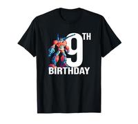 9 años tee 9th Birthday Boy Cool Robot Camiseta