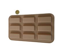 9 barras rectangulares largas para bombones de silicona, molde para hornear, molde de chocolate, molde de cubitos de hielo, molde para bombones, caramelos, barras de chocolate, barras, hacer tú mismo,