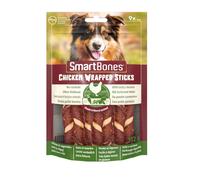 9 barritas SmartBones Barritas Wrapped Sticks Pollo Mini para perros