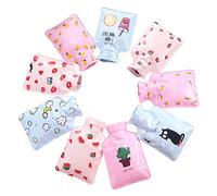 9 Bolsas Agua Caliente 0,2L, Bolsa de Agua Caliente Pequeña, Bolsas Agua Caliente Infantil, Bolsa de Agua Caliente para Cama, Hot Water Bottle para Baby Niños Mantener de Caliente Cama