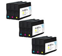 9 C/M/Y Cartuchos de tinta para HP Officejet Pro 276dw 8600 8610 8620 8610 8620
