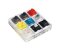 9 clave Gateron tinta silenciosa Durock T1 Piano H1 Interruptores eje prueba herramienta interruptor probador