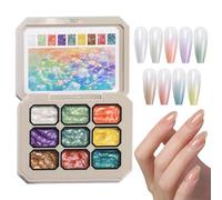 9 Color Nail Sculpting Gel Set - Quick Dry Long Lasting Nailarť Builder Gels | Soliđ Patting Gel Nail Glue | For Gradient Nails Manicure Design Salon Home DIY Use For Women Girls