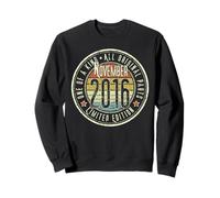 9º Cumpleaños Vintage Noviembre 2016 Retro Edición Limitada Sudadera