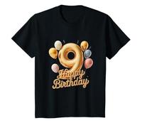9 Feliz cumpleaños 9no Aniversario Niño Niño Niña Camiseta