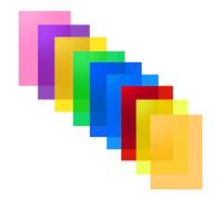 9 Filtros De Lectura Para Dislexia Ayudas Visuales 0,3 Mm Ultrafinas Overlays Coloridos Durable Regla De Lectura Transparente Para Dislexia Y Tdah Reduce La Fatiga Visual
