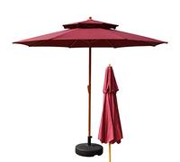 9 Ft Garden Parasol Patio Umbrellas Large Outdoor Market Table Umbrella for Lawn/Backyard/Pool Shade UV Protection BEA