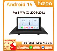 9 " Hizpo 2Din CarPlay Android Auto Radio de coche para BMW X3 E83 2004 - 2012 navegación GPS DSP RDS 4G BT Otca-Core Snapdragon6115 QS8 (8Core 8G 128G)